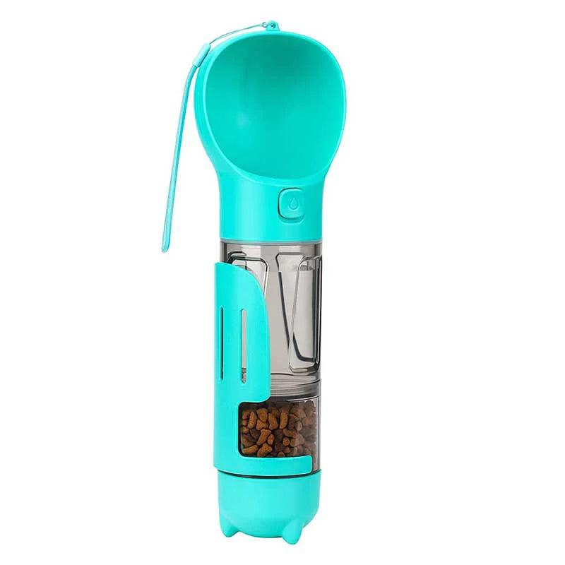 Portable Pet Feeder With Poop Shovel